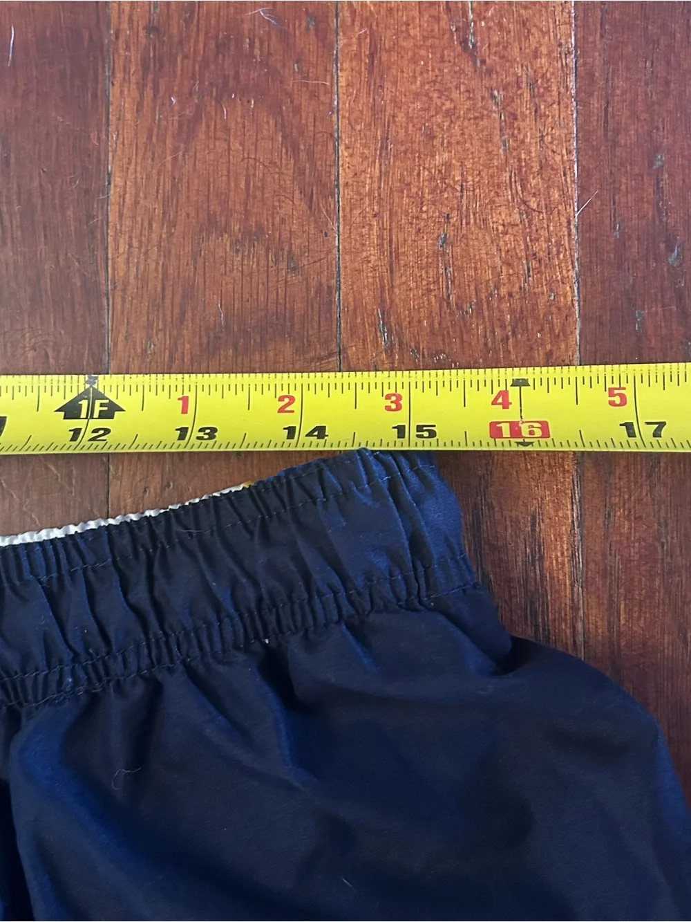 Vintage Y2K FUBU Streetwear Baggy Embroidered Logo Blue Swimsuit Swim Trunks L